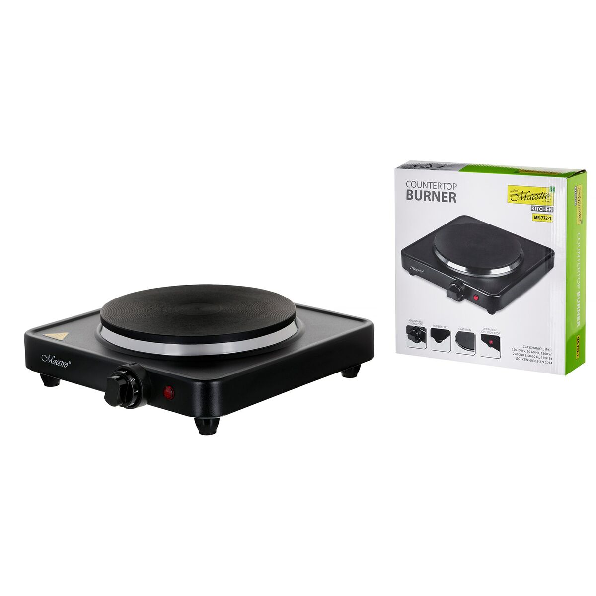 Campingkök Feel Maestro MR-772-1 1500 W - 6