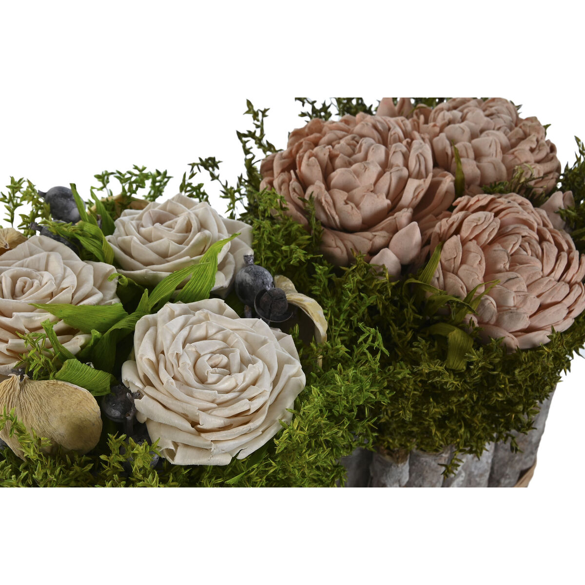Dekorativ växt Home ESPRIT Blomster 18 x 18 x 24 cm (2 antal) - 2