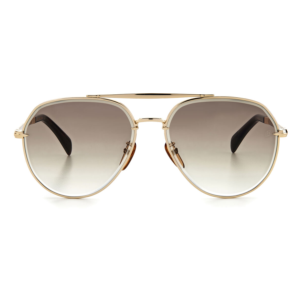 Herrsolglasögon David Beckham DB-7037-G-S-06J-9K Gyllene Ø 61 mm - 2