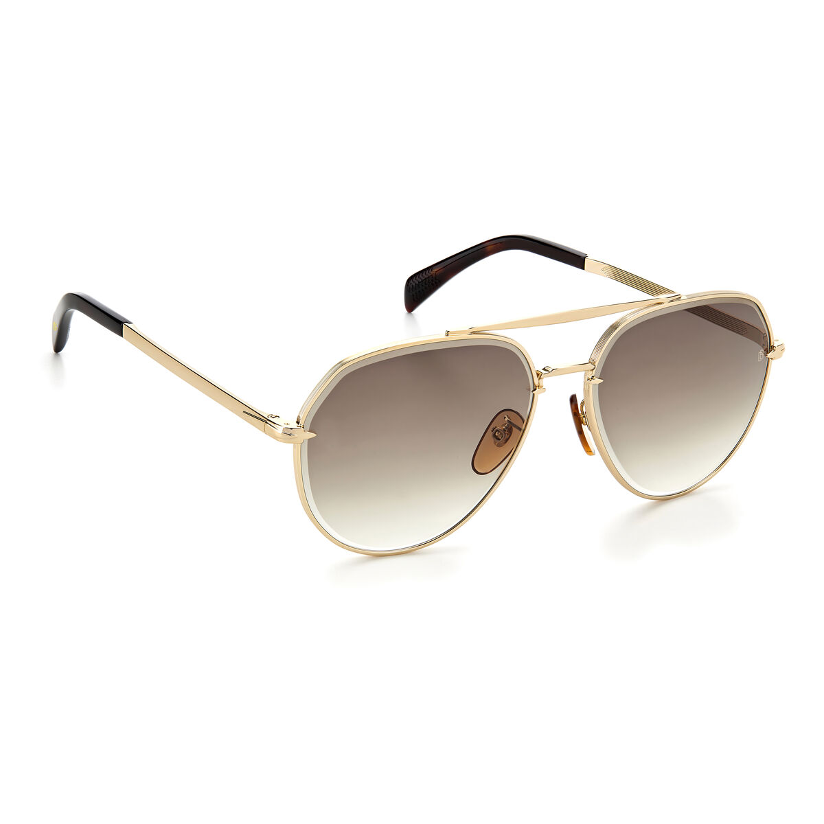 Herrsolglasögon David Beckham DB-7037-G-S-06J-9K Gyllene Ø 61 mm - 3