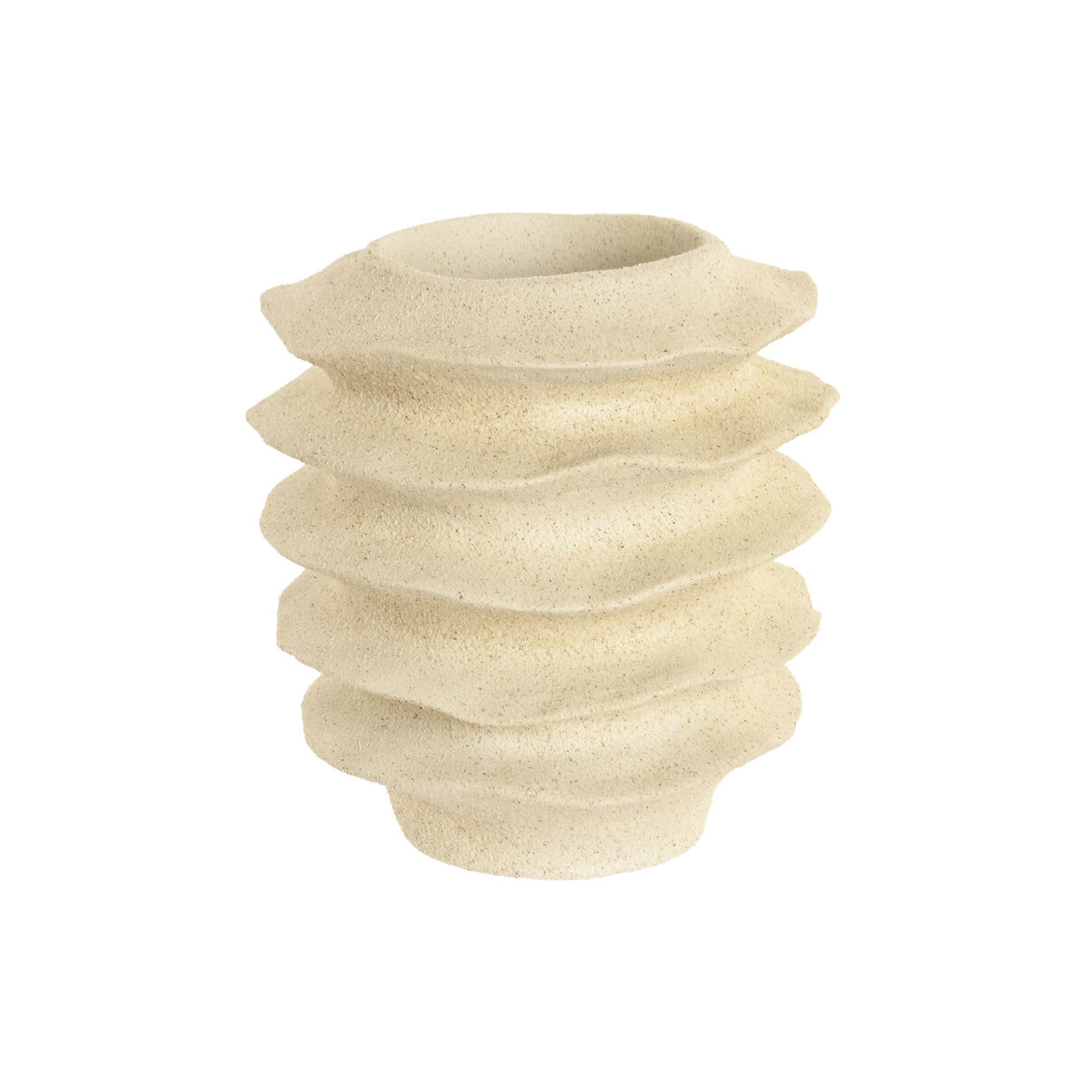 Vas Home ESPRIT Beige Harts Urban 22 x 22 x 23 cm