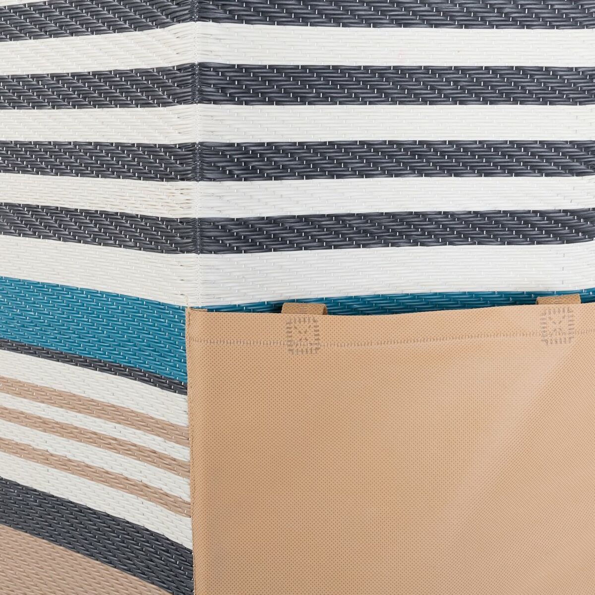 Strandbadduk Chios Beige polypropen 90 x 180 cm - 8
