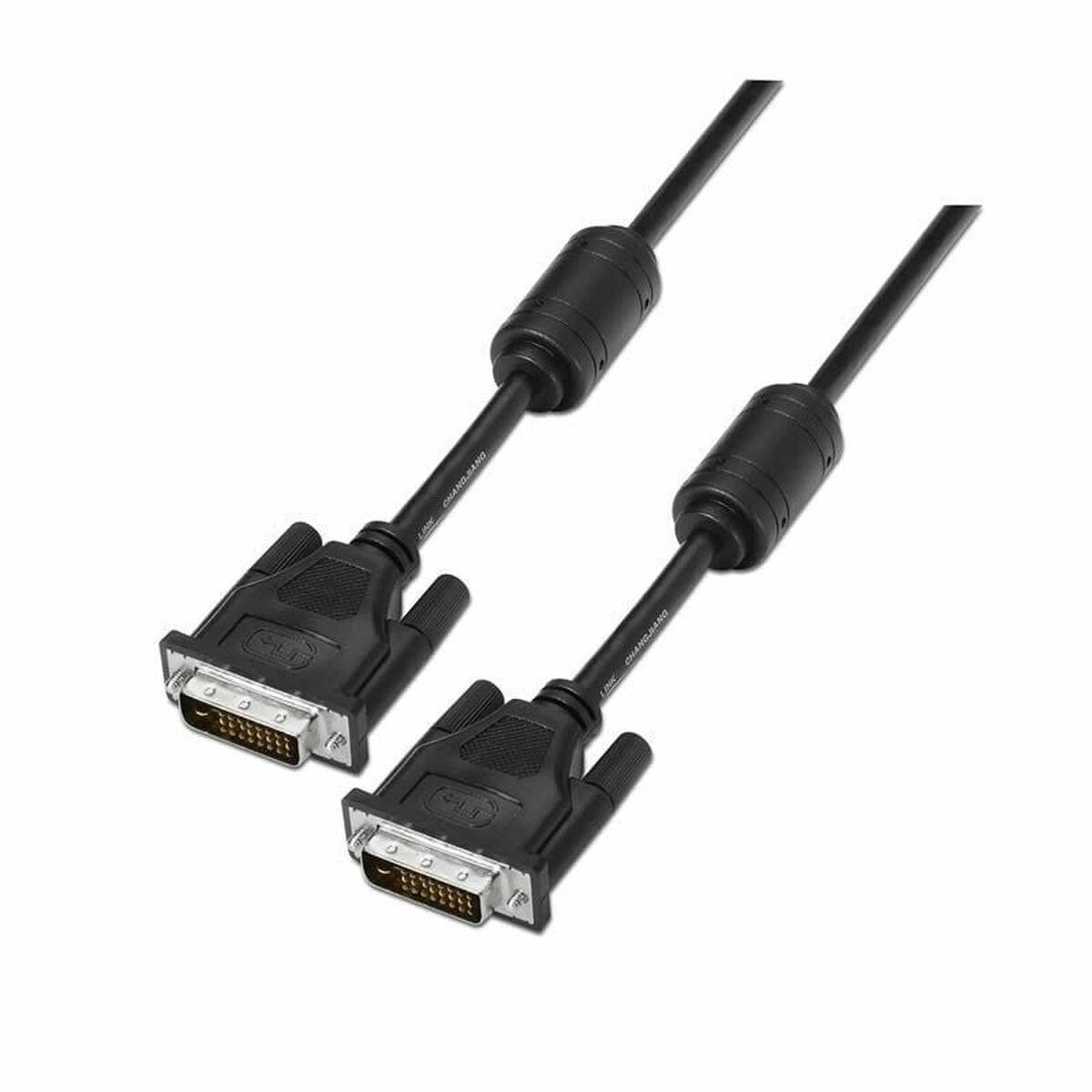 Förlängningskabel DVI-D Aisens A117-0089 Svart 1,8 m - 2