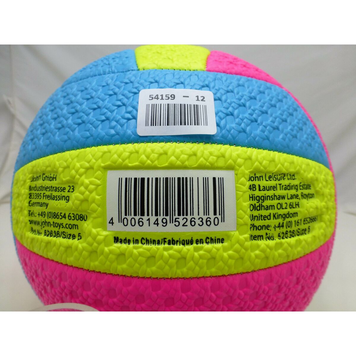 Volleyboll John Sports 5 Ø 22 cm (12 antal) - 11