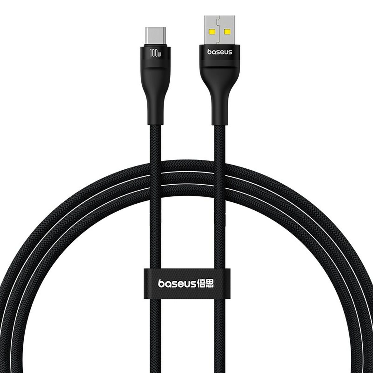 USB A till USB-C Kabel Baseus P10311804111-00 Svart 1 m