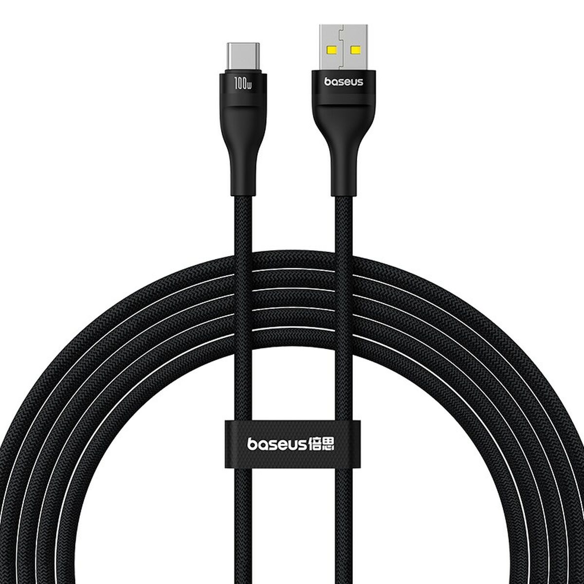 USB A till USB-C Kabel Baseus P10311804111-01 Svart 2 m