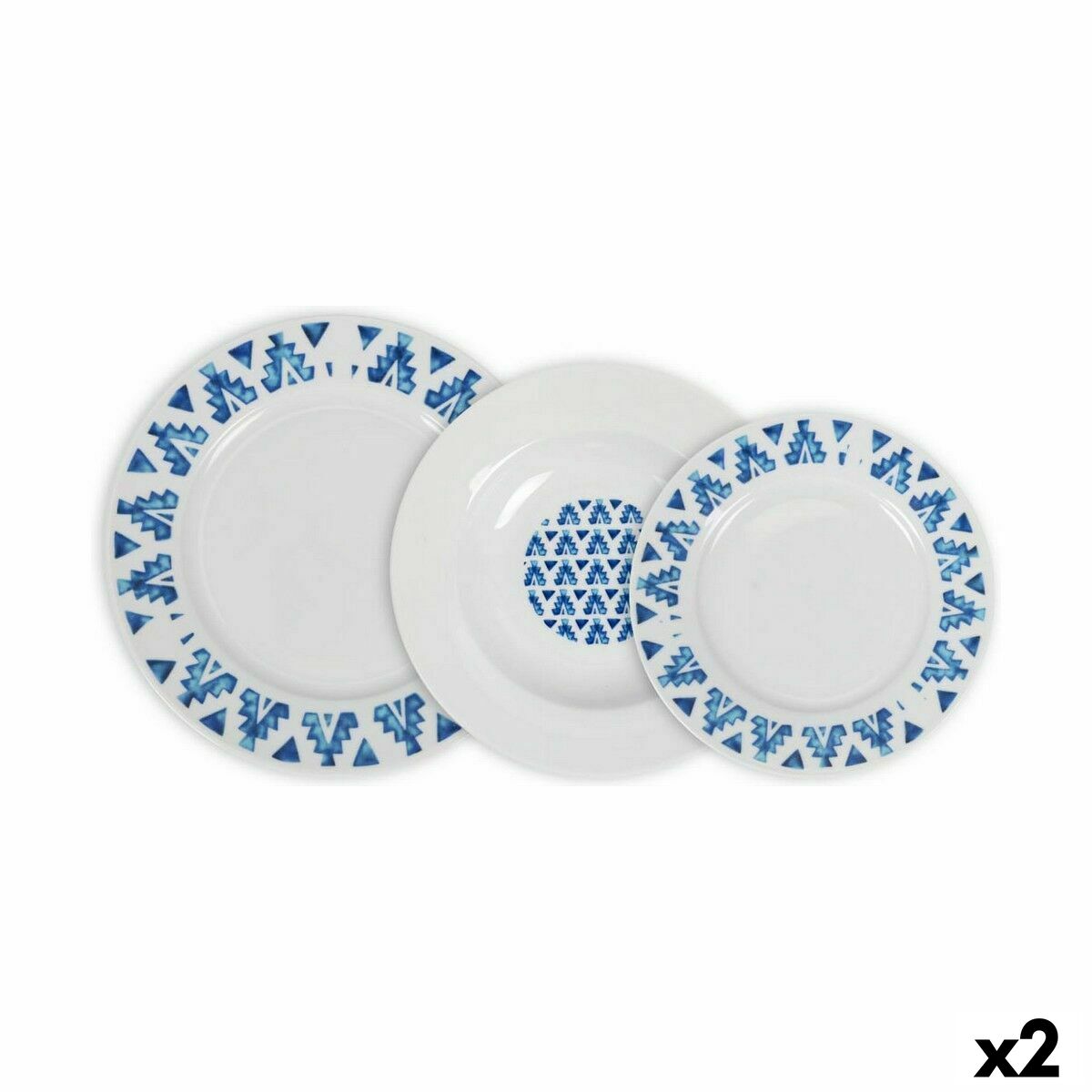 Servissats La Mediterránea Marvin Rund 12 Delar (2 antal) - 2