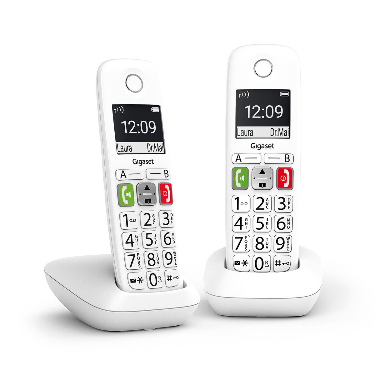Trådlös Telefon Gigaset E290 Duo Vit - 2