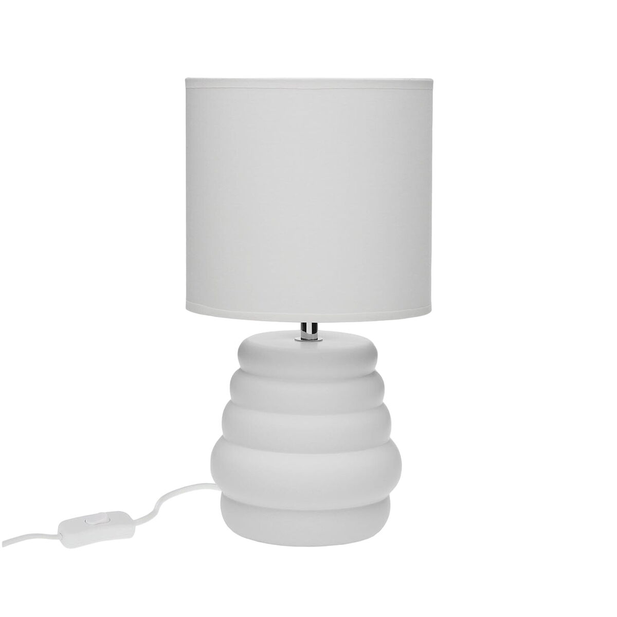 Bordslampa Versa Vit Keramik 40 W 17 x 32,2 cm - 2