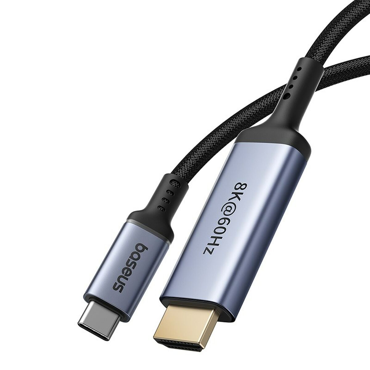 USB-C till HDMI Kabel Baseus B0063370G111-00 Svart 1,5 m - 3