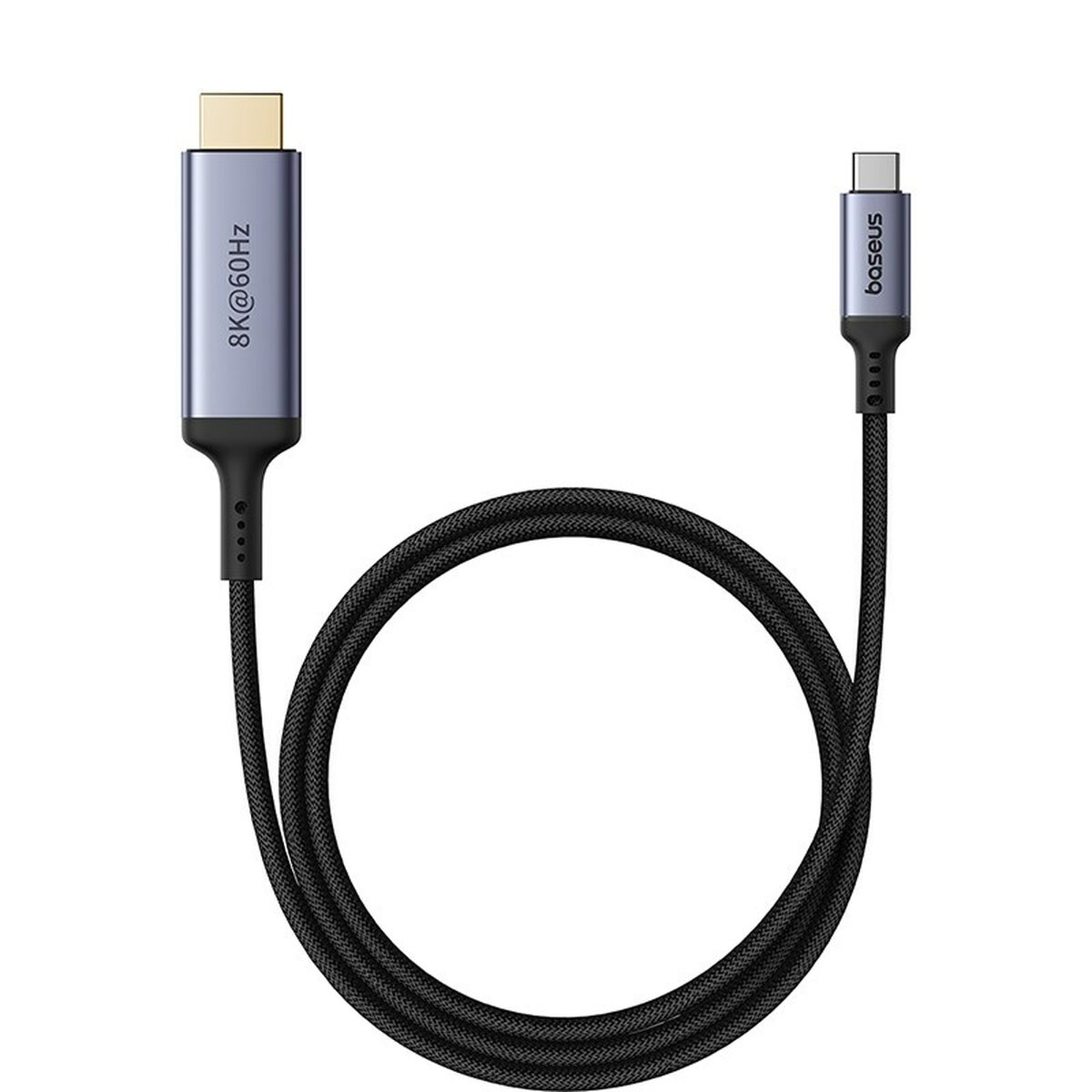 USB-C till HDMI Kabel Baseus B0063370G111-00 Svart 1,5 m