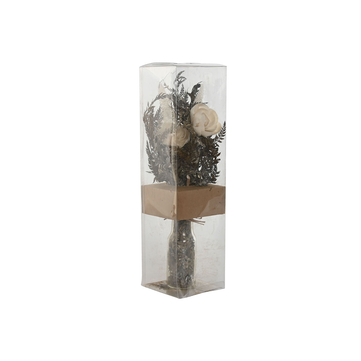 Dekorativ växt Home ESPRIT Glas Blomster 11 x 11 x 40 cm (3 antal) - 4
