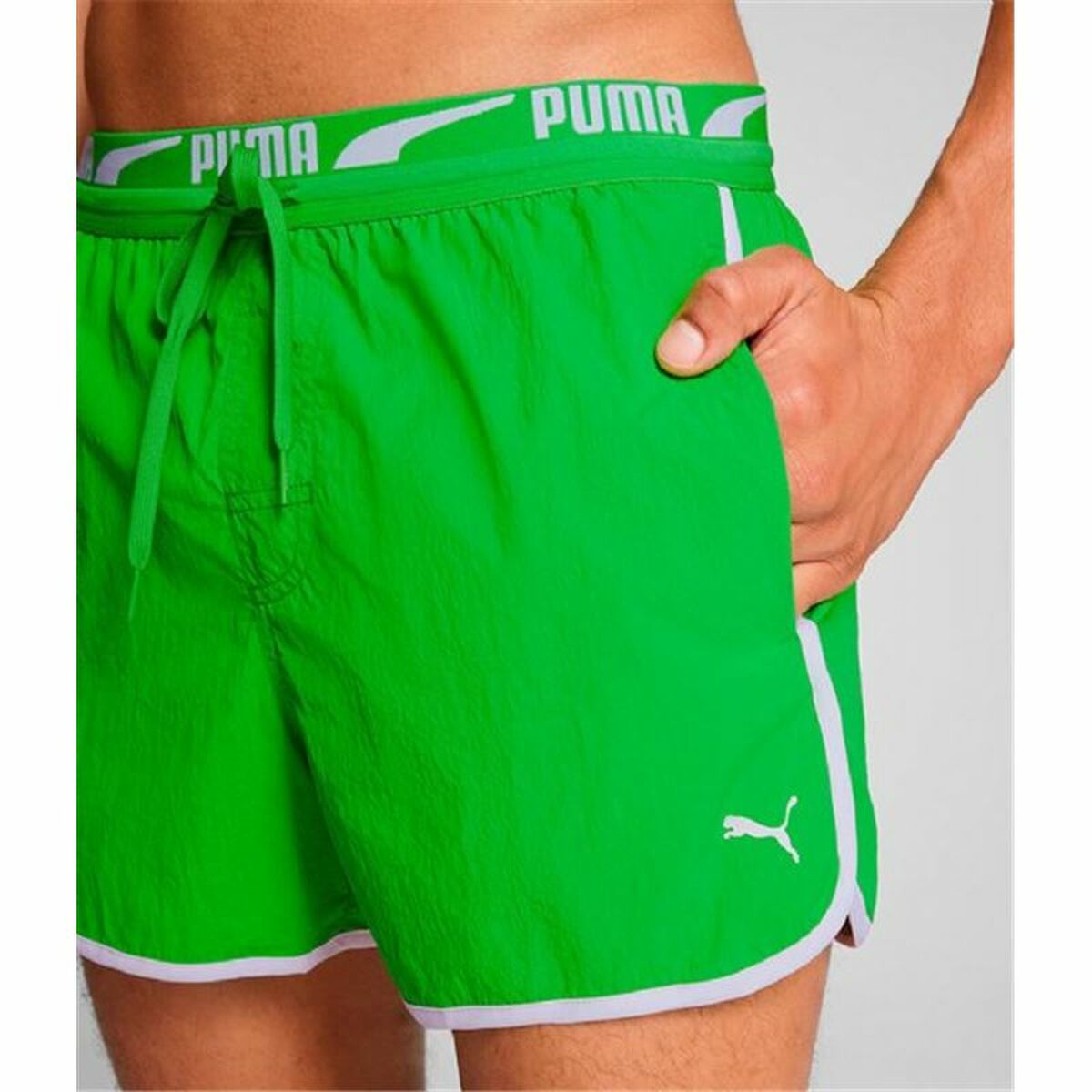 Baddräkt Herr Puma Track s Limegrön - 3