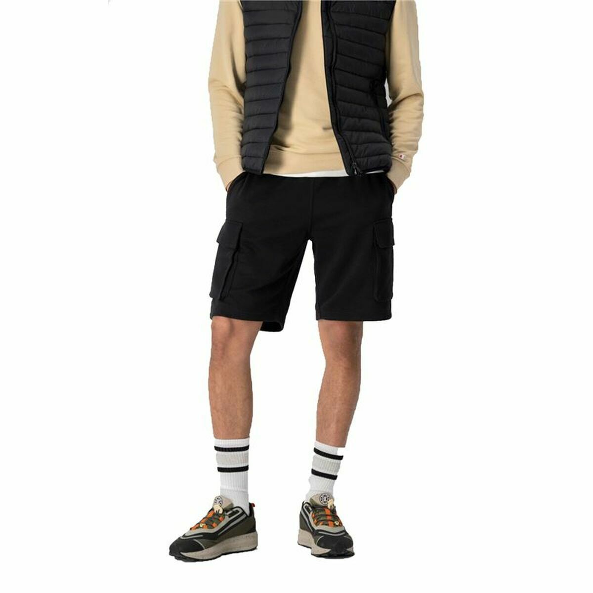Träningsshorts Champion Cargo  Svart - 5