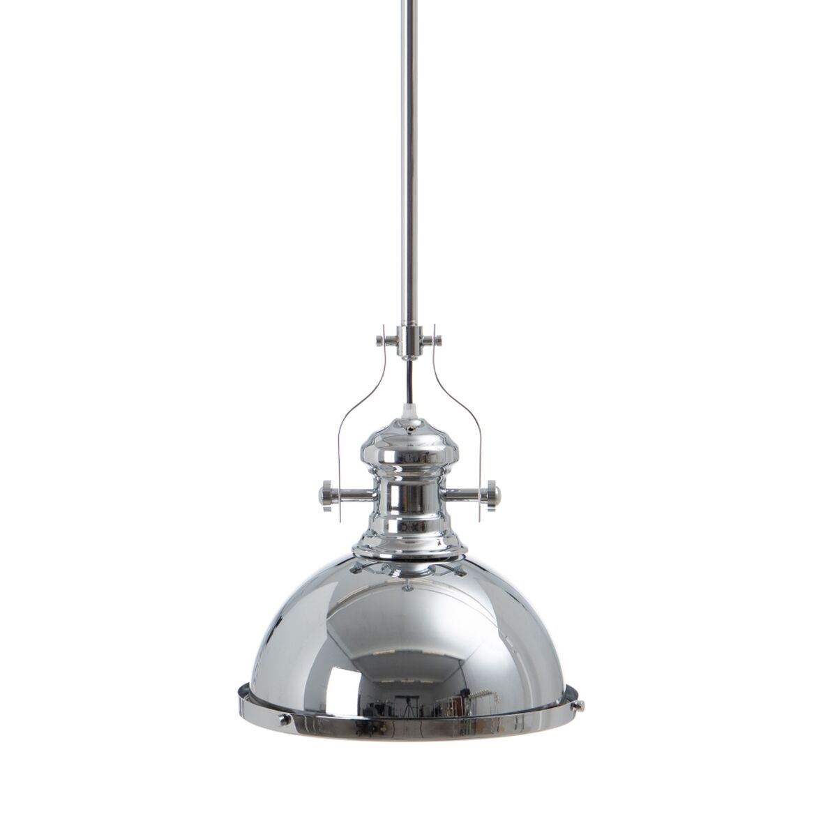 Taklampa 31 x 31 x 40 cm Metall Silver Järn 220 V 240 V - 8