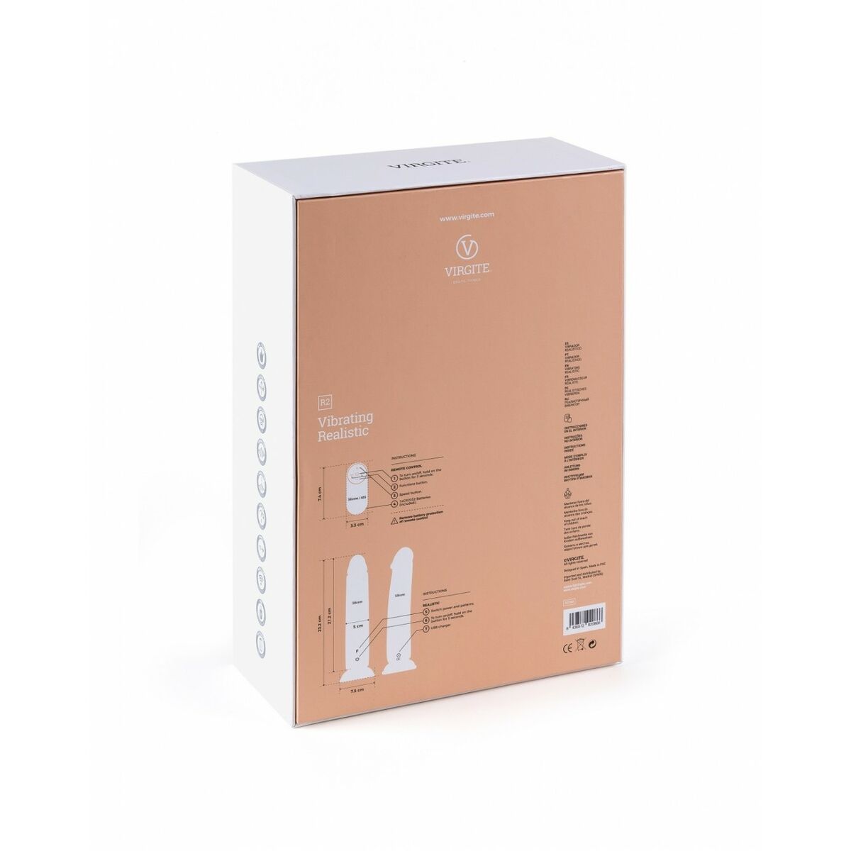 Realistisk vibrator Virgite - 7