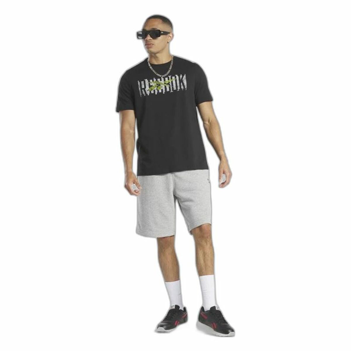 T-shirt Reebok Gs Reebok Fade Ss Svart - 3