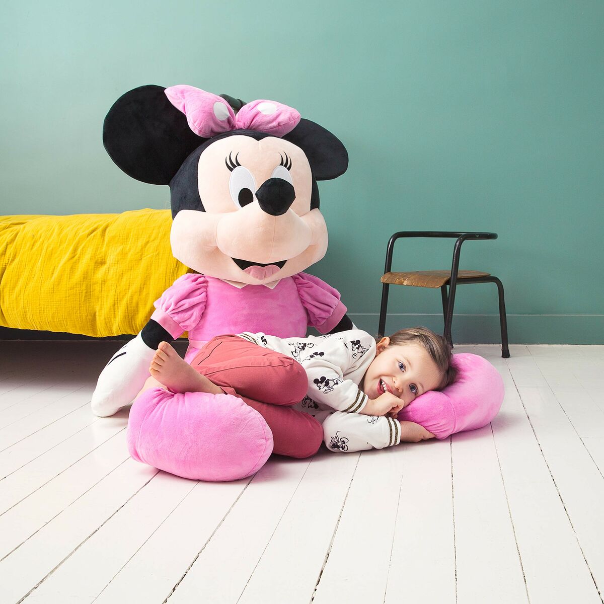 Mjukisleksak Minnie Mouse Rosa 120 cm - 4