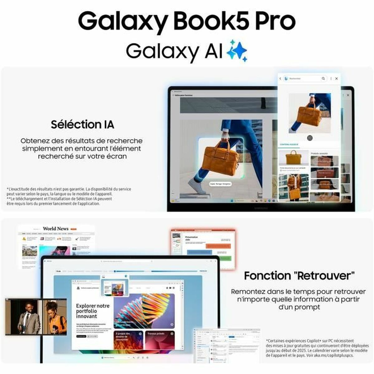 Bärbar dator Samsung GALAXY BOOK5 PRO 16" intel core ultra 7 256V 16 GB RAM 512 GB SSD - 3