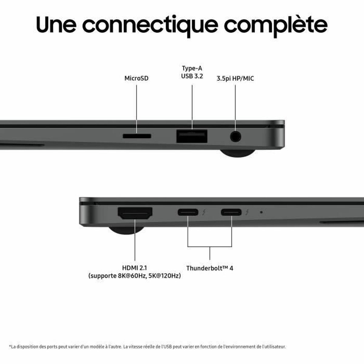 Bärbar dator Samsung GALAXY BOOK5 PRO 16" intel core ultra 7 256V 16 GB RAM 512 GB SSD - 5