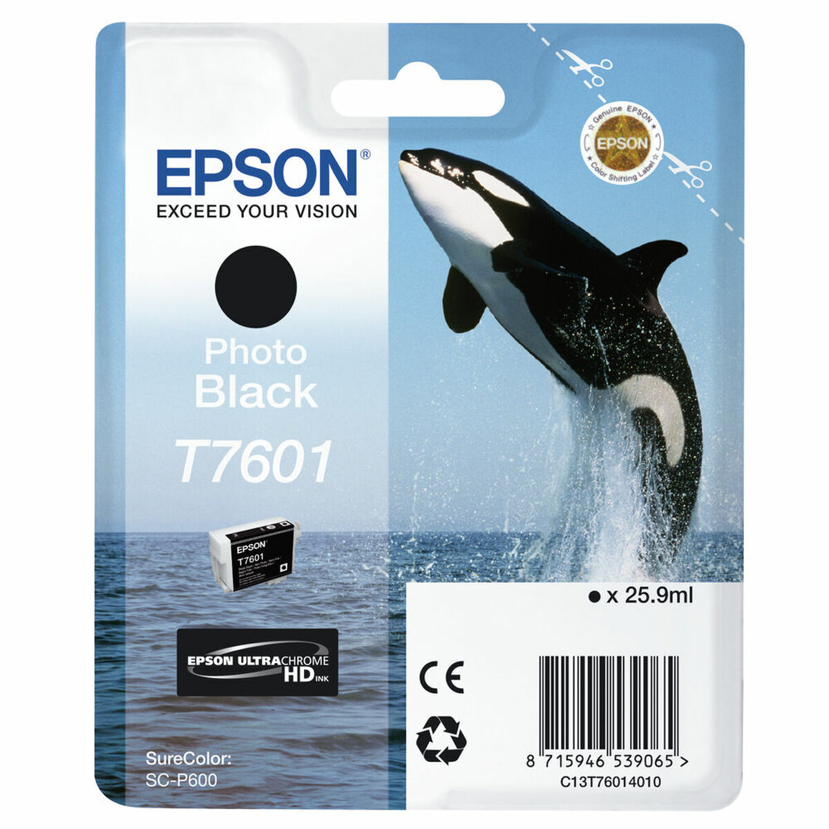 Original Bläckpatron Epson C13T76014010 Svart - 2