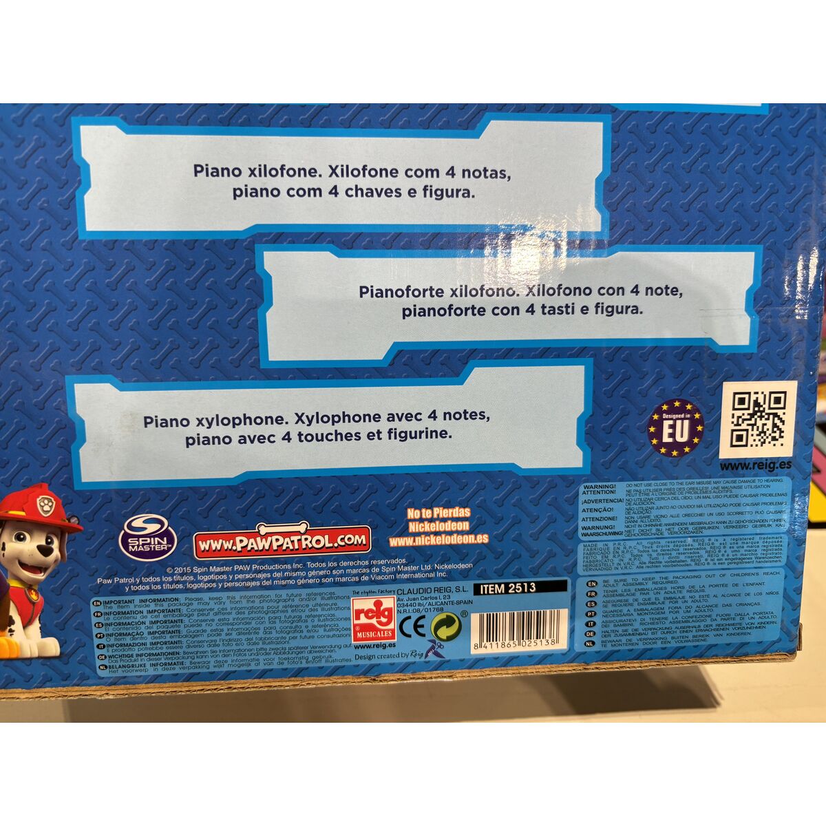 Xylofon The Paw Patrol Plast Barn 20 x 15 x 15 cm - 4