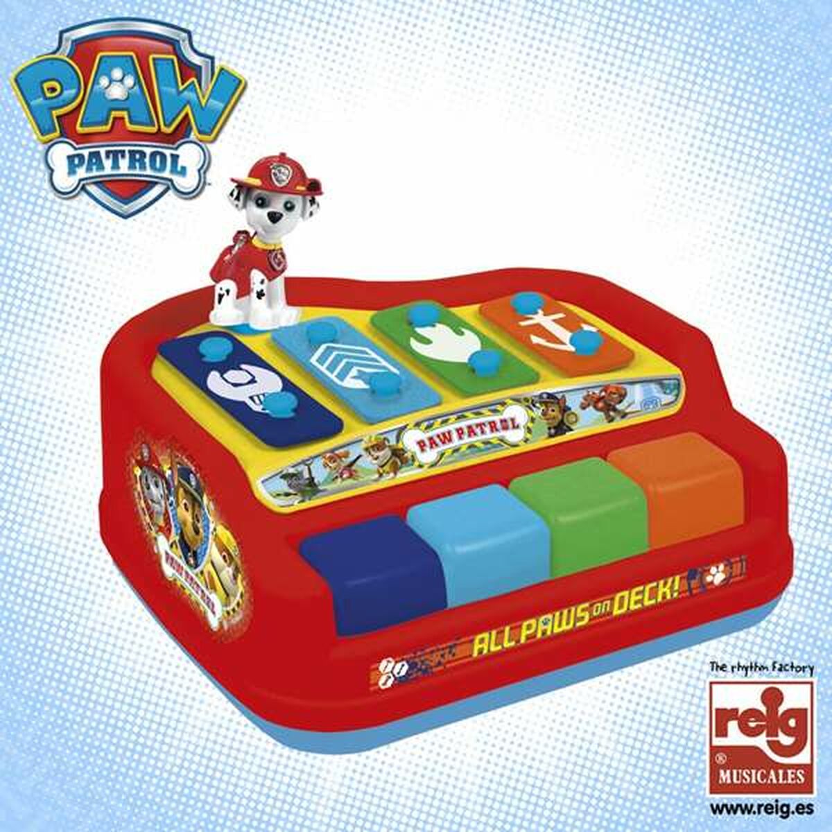 Xylofon The Paw Patrol Plast Barn 20 x 15 x 15 cm - 2