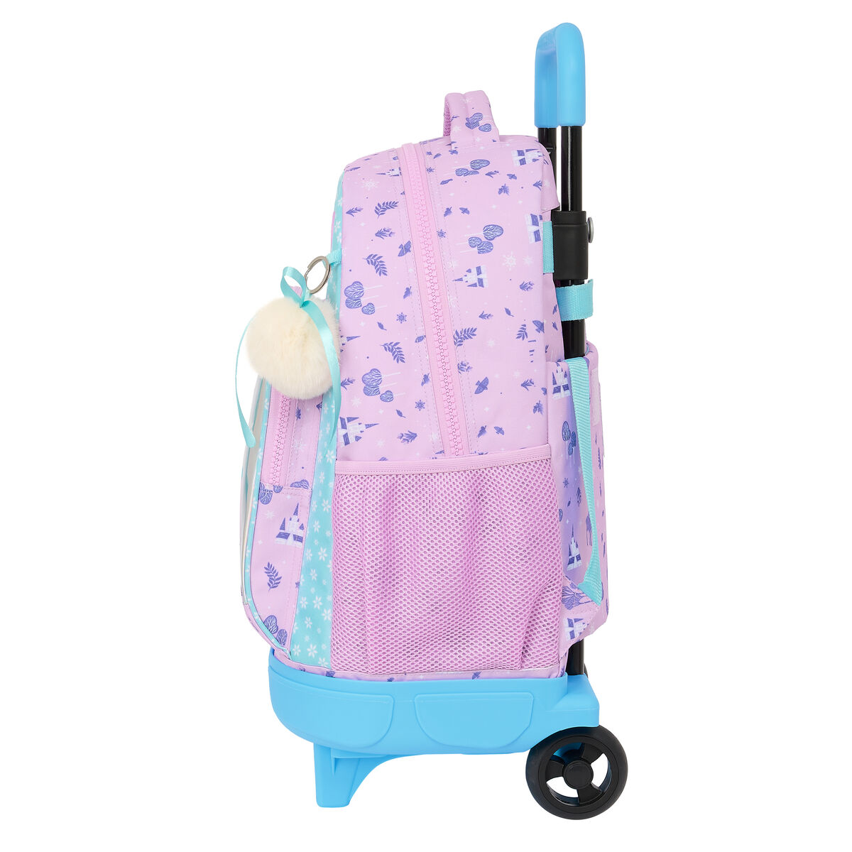 Skolväska med hjul Frozen Cool days Violett Himmelsblå 33 x 45 x 22 cm - 3