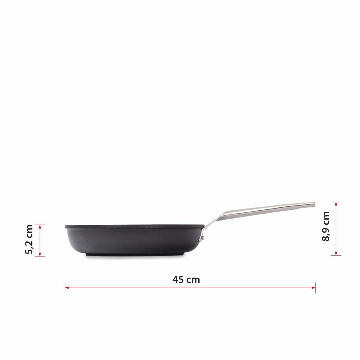 Stekpanna Valira Aire 4642/25 Ø 24 cm Induktionshäll Svart Aluminium - 4