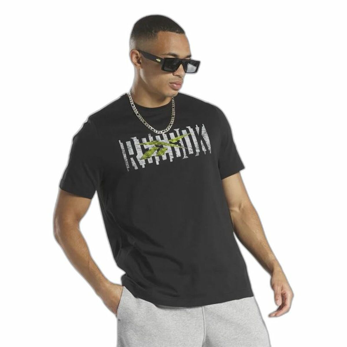 T-shirt Reebok Gs Reebok Fade Ss Svart - 2