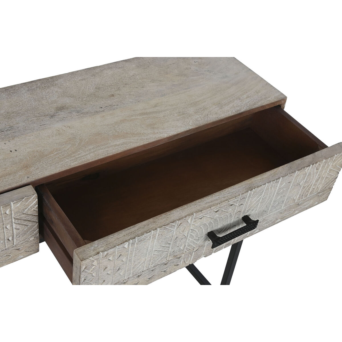 Mottagare Home ESPRIT Vit 120 x 30 x 76 cm - 3