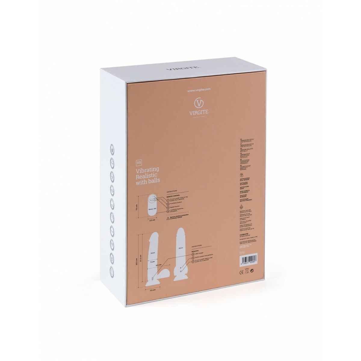 Realistisk vibrator Virgite - 5