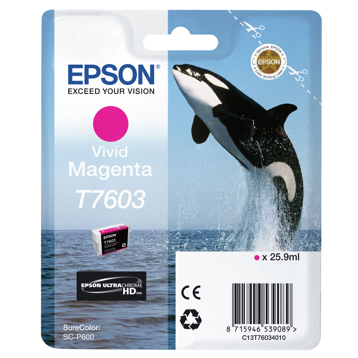 Original Bläckpatron Epson C13T76034N10 Multicolour Magenta