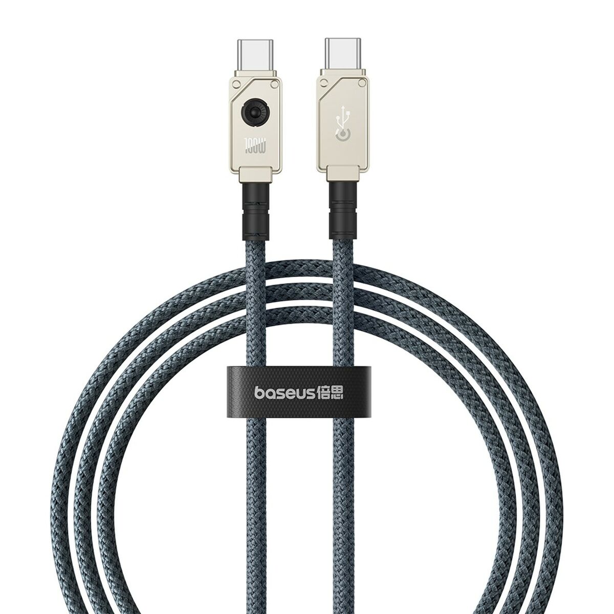 USB-C till USB-C Kabel Baseus P10355800221-00 Vit 1 m