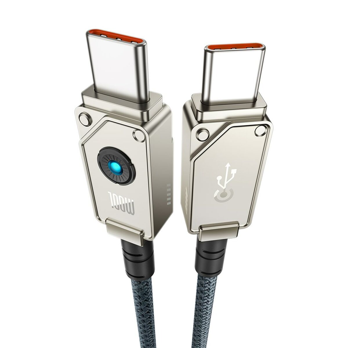 USB-C till USB-C Kabel Baseus P10355800221-00 Vit 1 m - 2