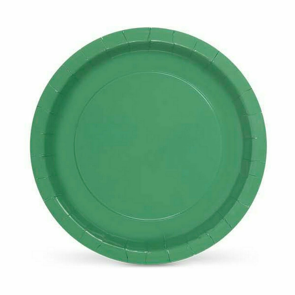 Tallriksset Algon Engångsanvändning Papp Grön 10 Delar 20 x 20 x 1,5 cm (36 antal) - 2