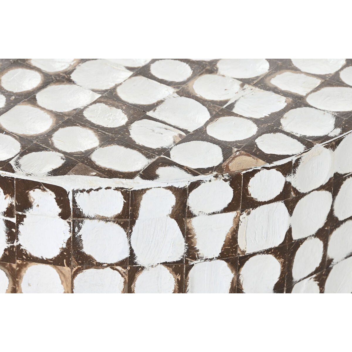 Sidobord Home ESPRIT Vit 40 x 40 x 42 cm - 4