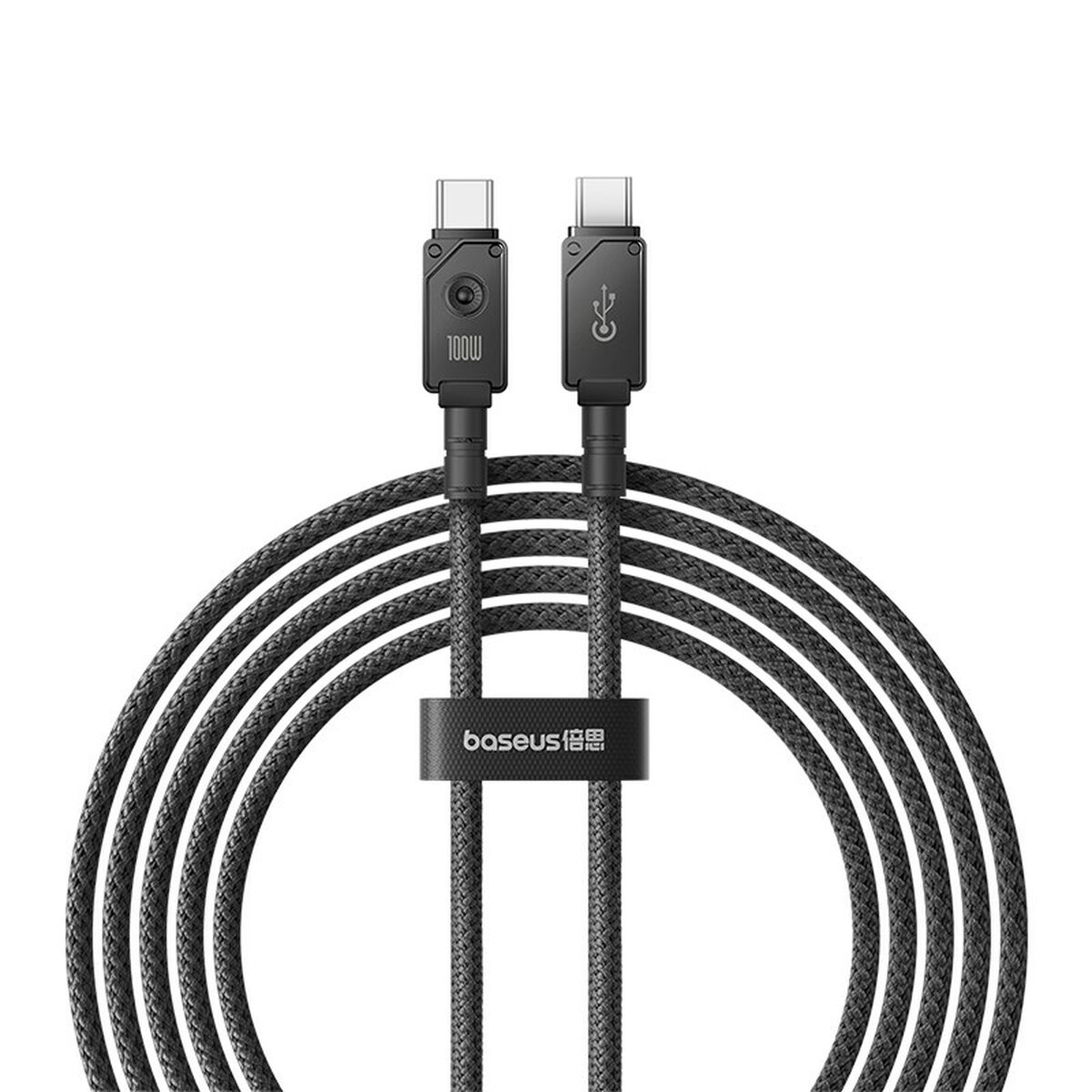 USB-C till USB-C Kabel Baseus P10355800111-01 Vit 2 m