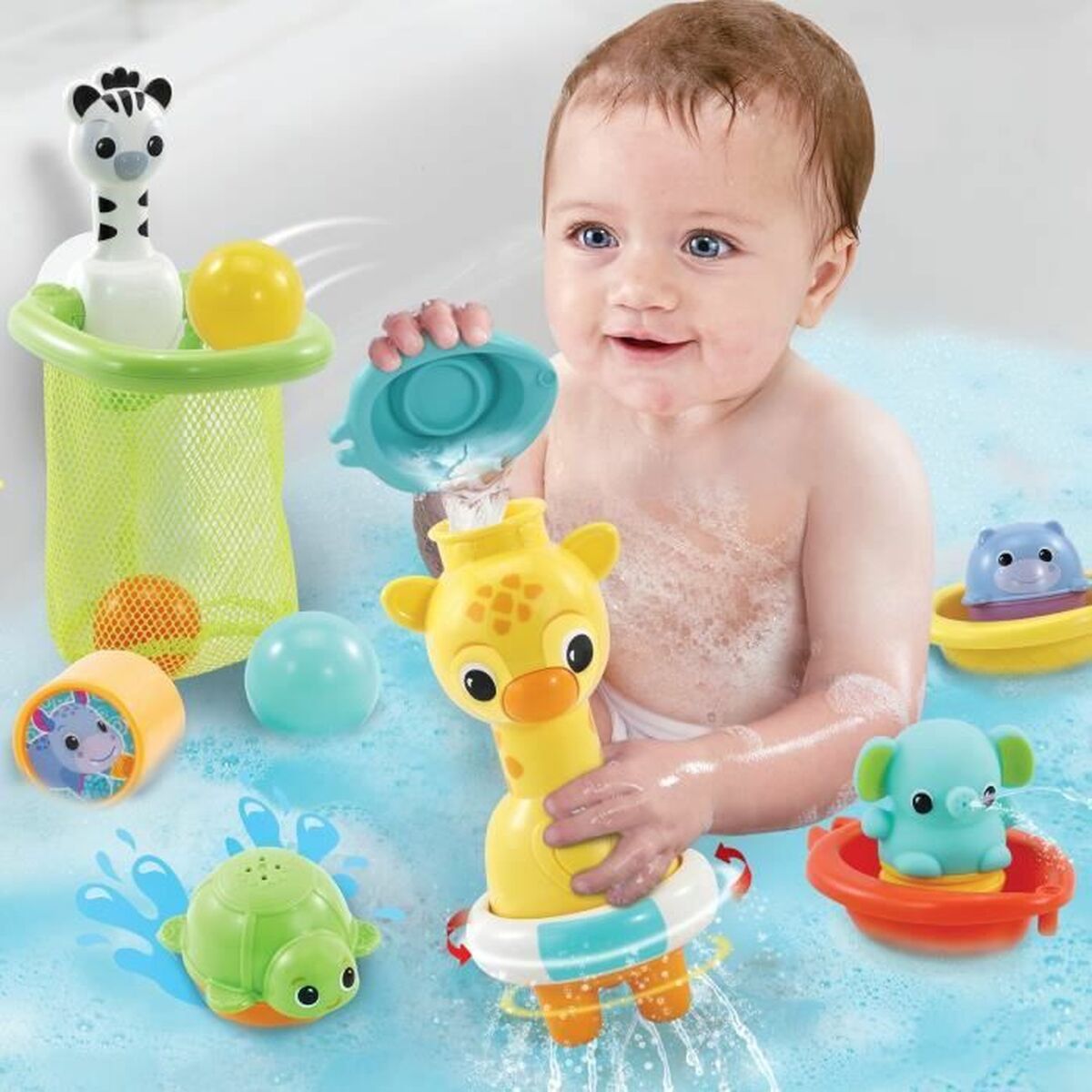 Badleksaker Vtech Baby Coffret De Bain Multi-Activité (FR) - 3