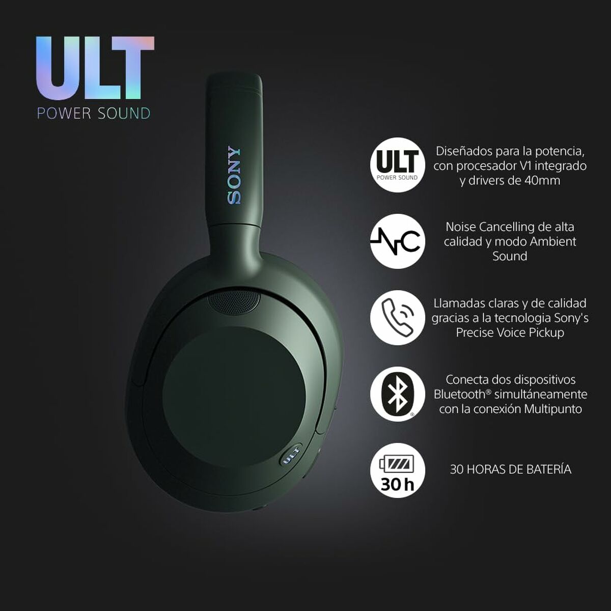 Hörlurar Sony WHULT900NH - 2