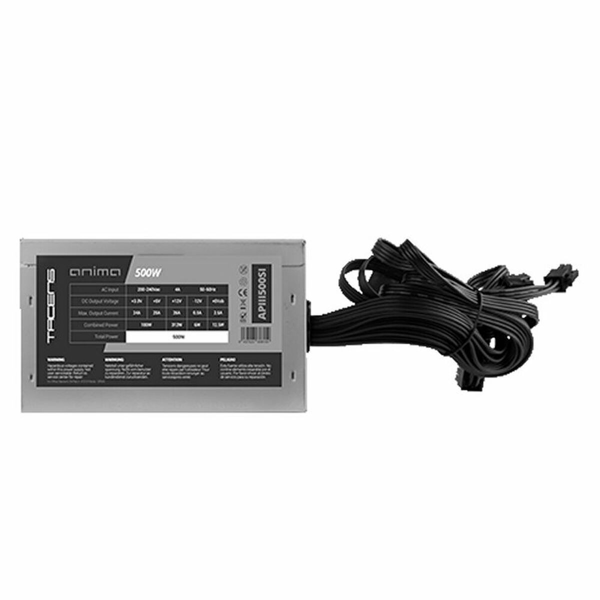 Strömtillförsel Mars Gaming APIII500SI 500W 500 W - 2