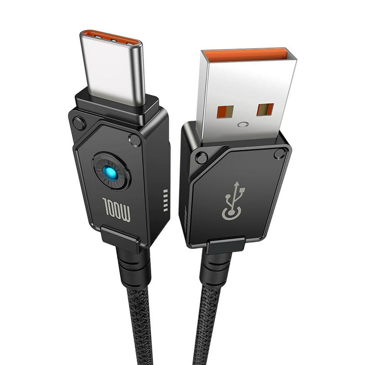 USB A till USB-C Kabel Baseus P10355801111-01 Svart 2 m - 2