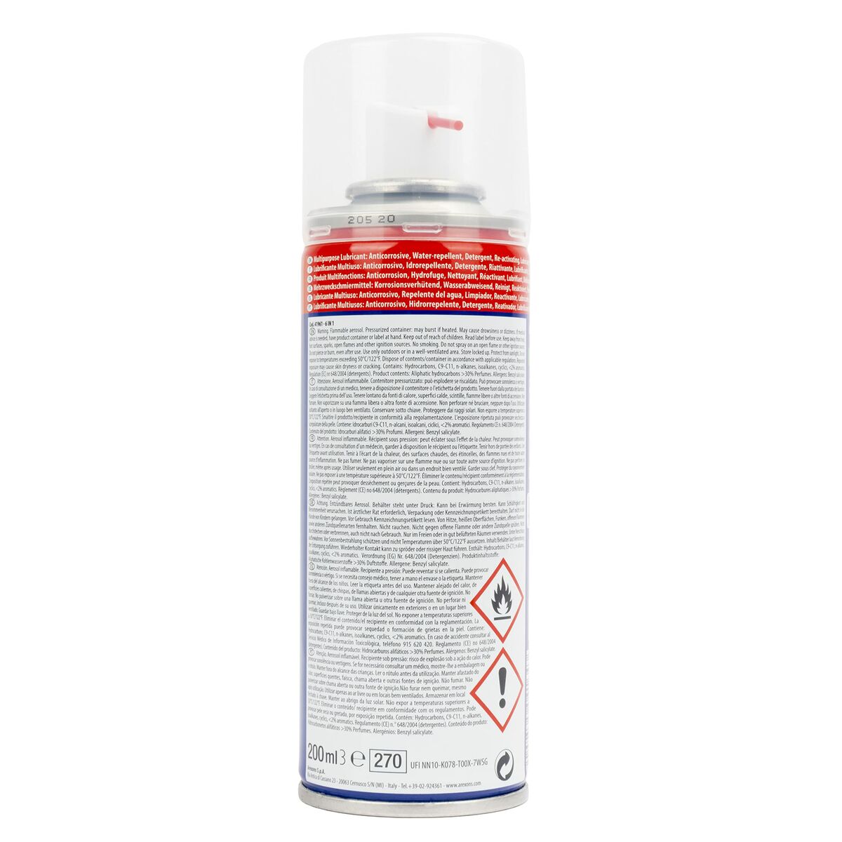 Smörjolja Arexons ARX4173 200 ml 6 i 1 - 4