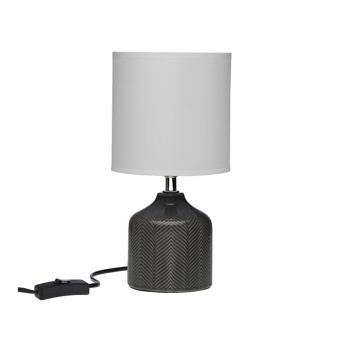 Bordslampa Versa Miracle Grå Keramik 14 x 28 x 10 cm - 2