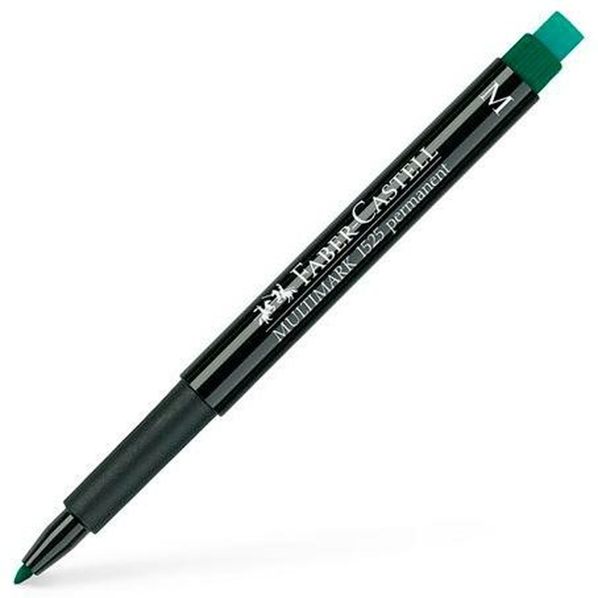 Permanent markörpenna Faber-Castell Multimark 1525 M Grön (10 antal) - 2