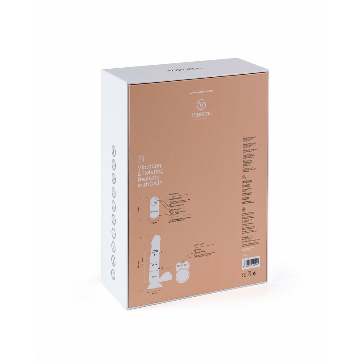 Realistisk vibrator Virgite - 7