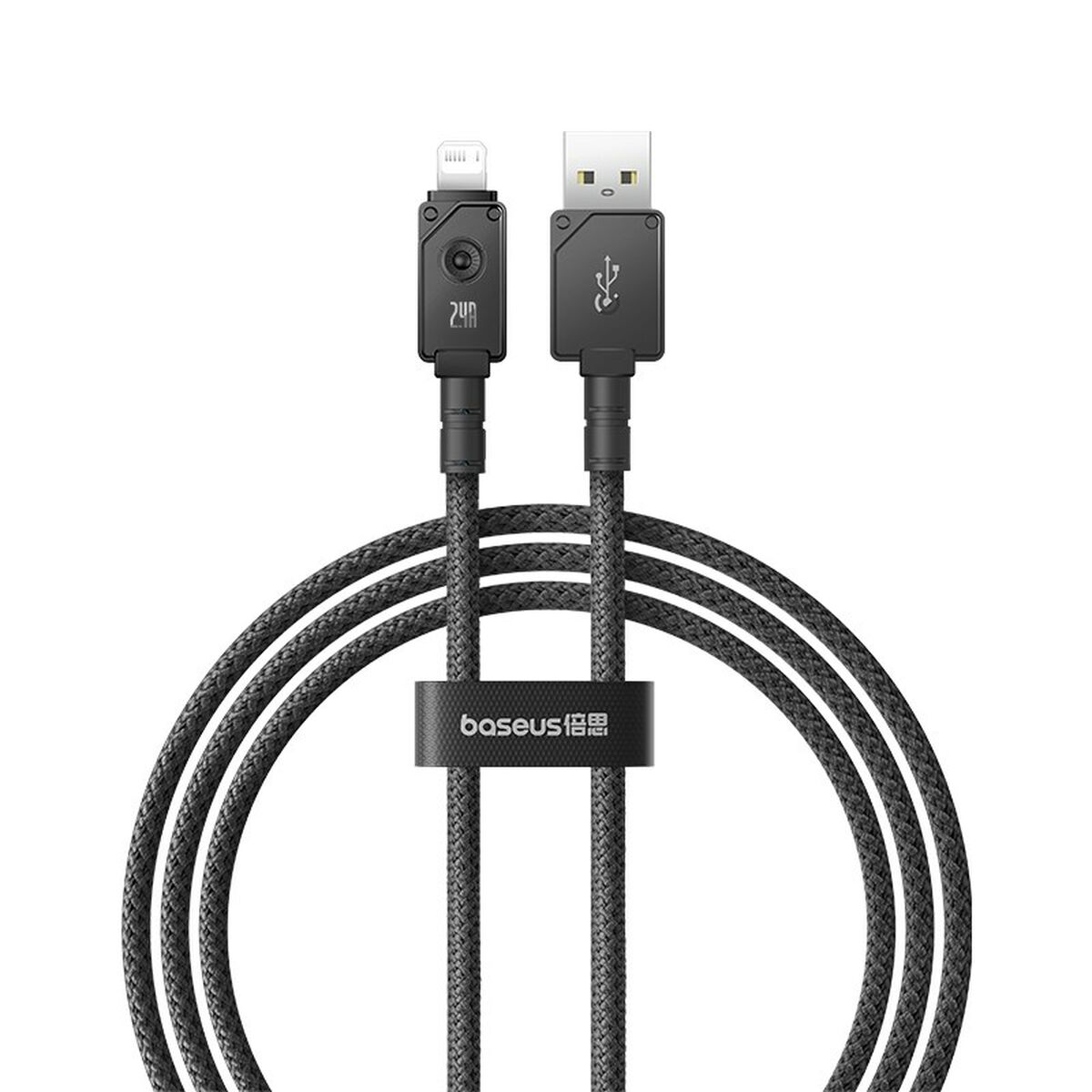 Kabel USB till Lightning Baseus P10355802111-00 Svart 1 m