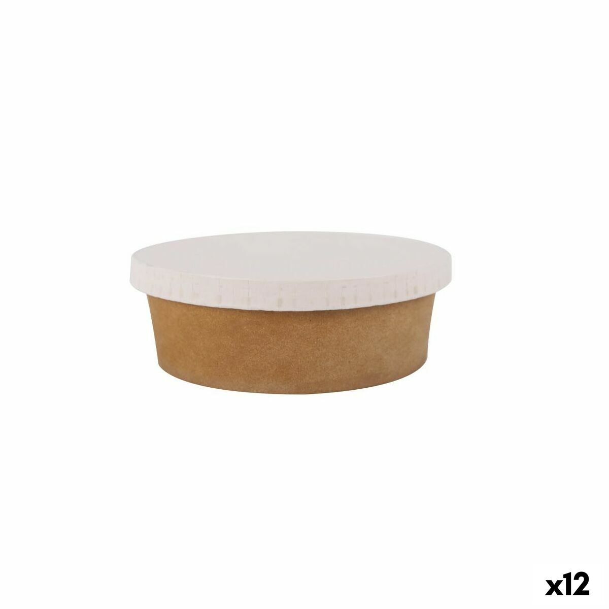 Uppsättning med Brickor Algon kraftpapper Med lock Engångsanvändning (5 Delar) (12 antal) - 3