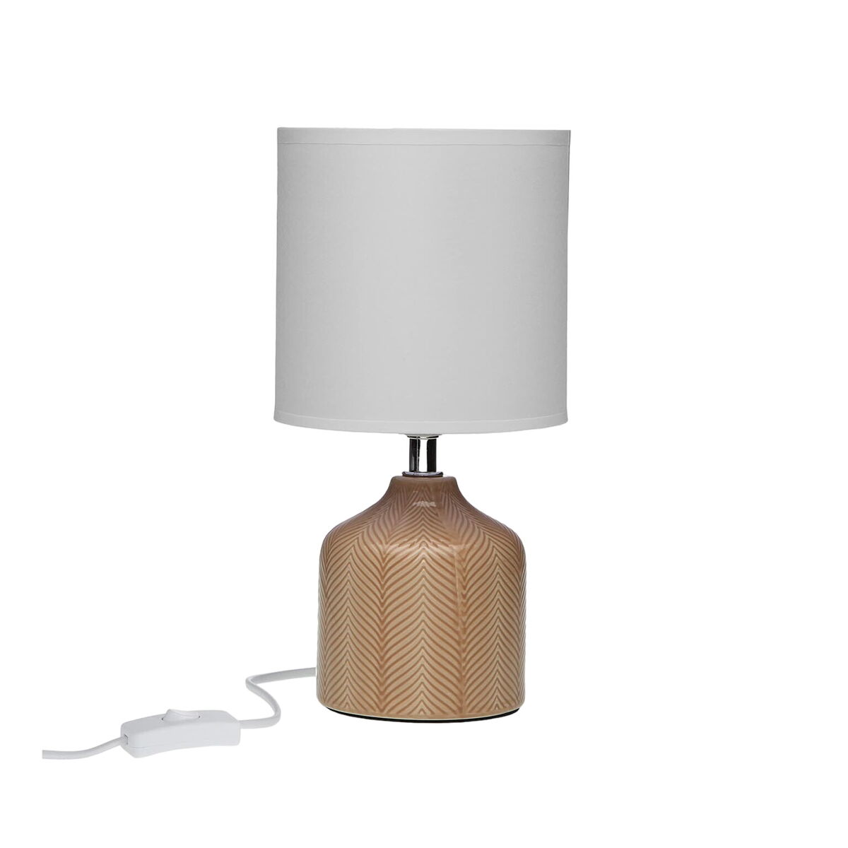 Bordslampa Versa Miracle Beige Keramik 14 x 28 x 10 cm - 2