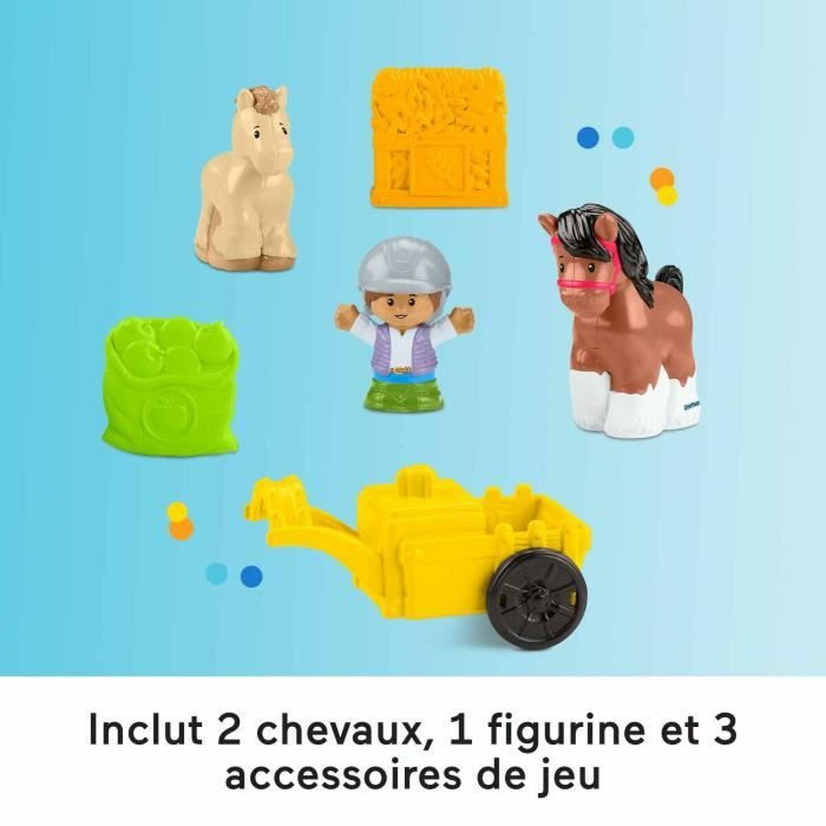 Playset Fisher-Price Happy Horses Stable 7 Delar - 5